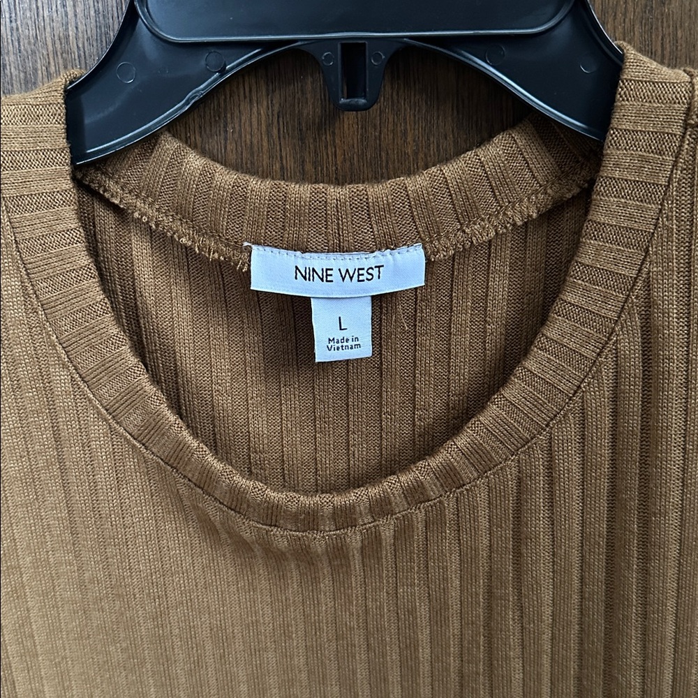 Nine West Sleeveless Camel Midi Dress. New/tags off. Length 41”. - Picture 3 of 3